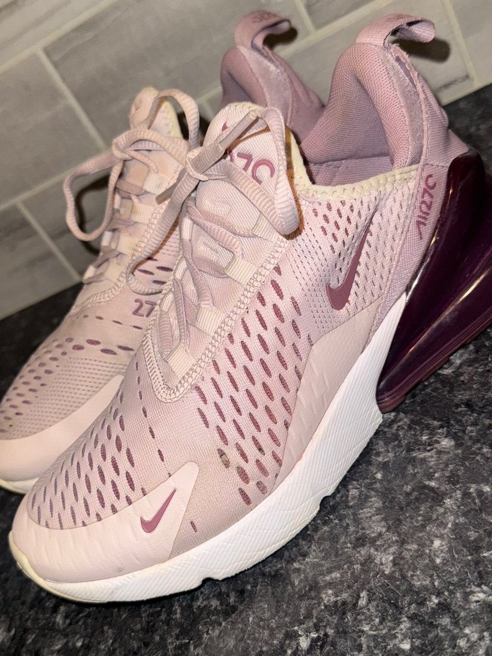Nike Air Max 270 Barely Rose Pink - Women's Size 7